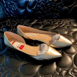 Steve Madden Shoes- Steve Madden Elusion D’Orsay-Gold Ballet Flats, size 7.5